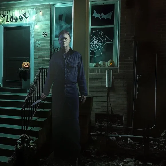 Michael Myers from Halloween Full Size Cardboard Cutout Standup Display Over 6ft - Picture 5 of 9